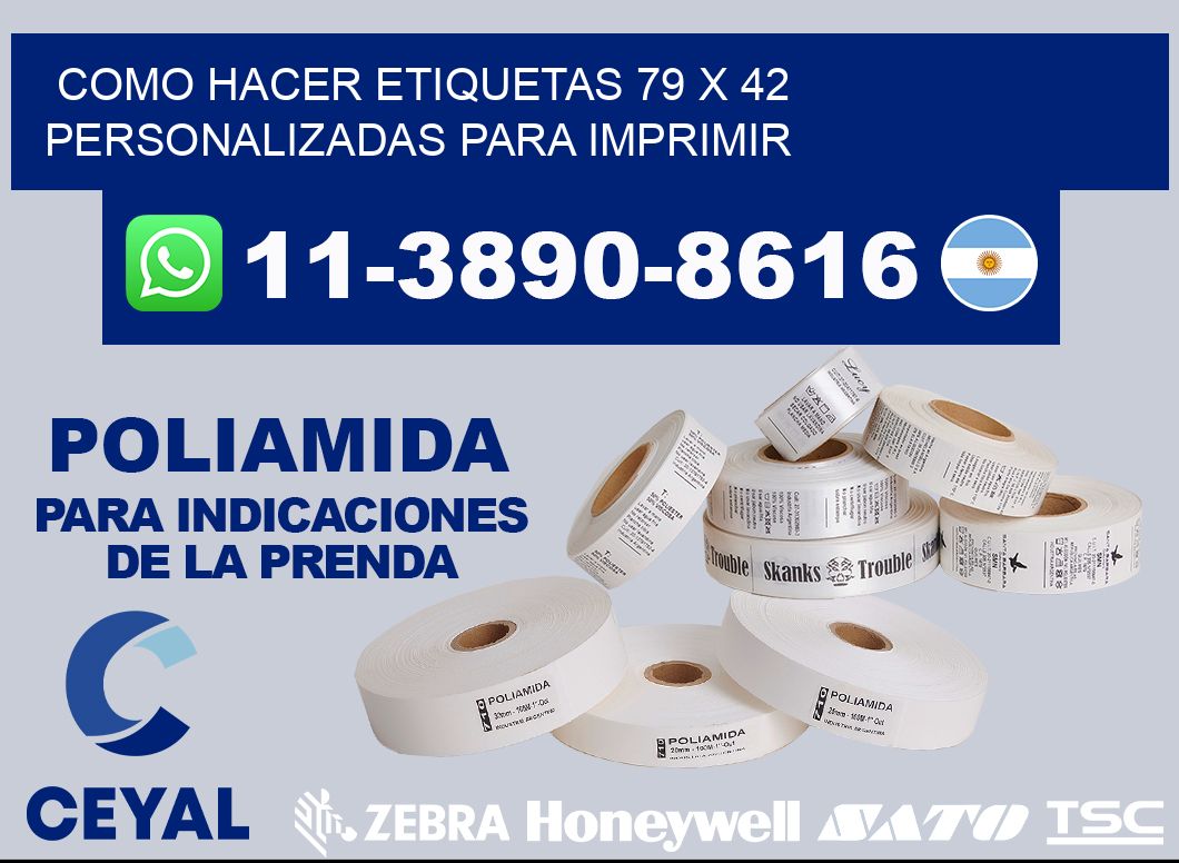 como hacer etiquetas 79 x 42 personalizadas para imprimir