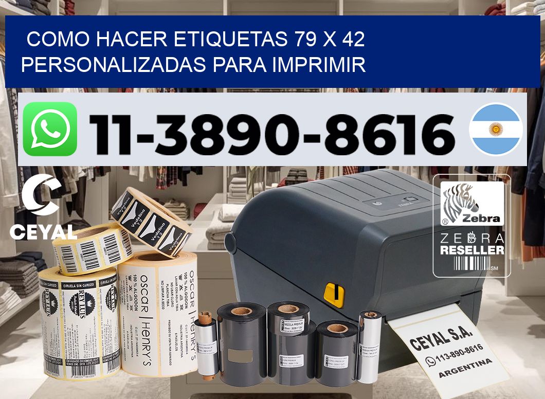 como hacer etiquetas 79 x 42 personalizadas para imprimir