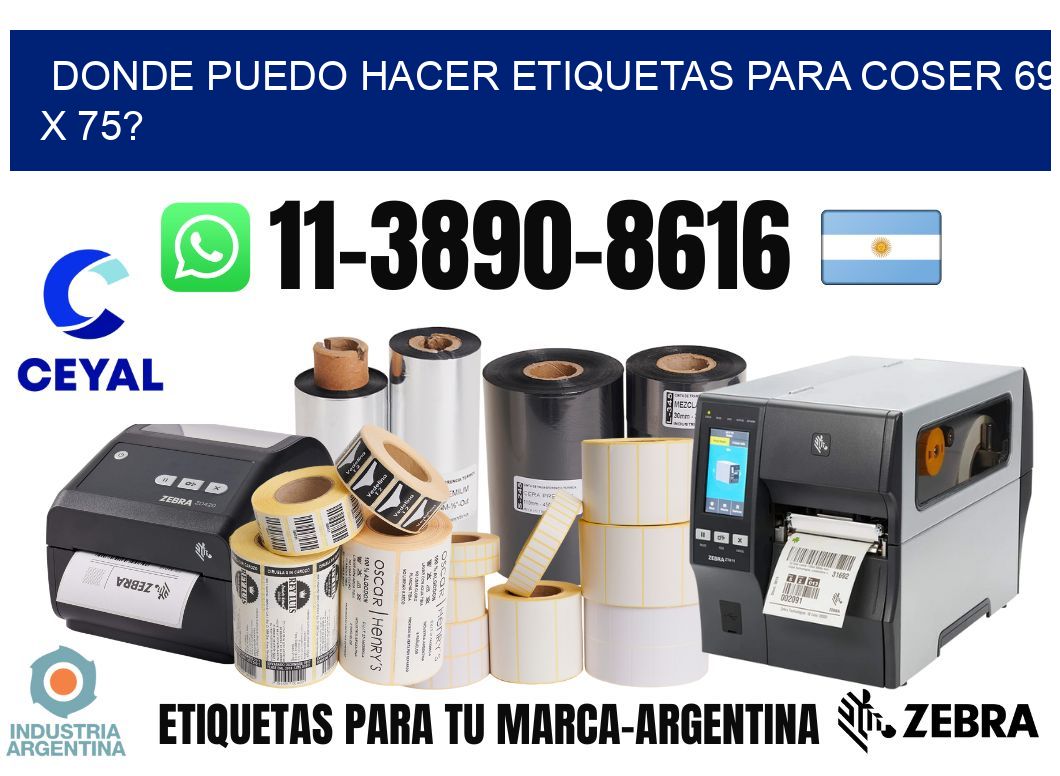 donde puedo hacer etiquetas para coser 69 x 75?