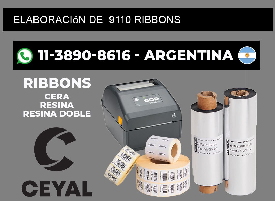 elaboración de 9110 ribbons