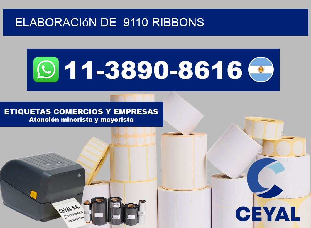 elaboración de  9110 ribbons