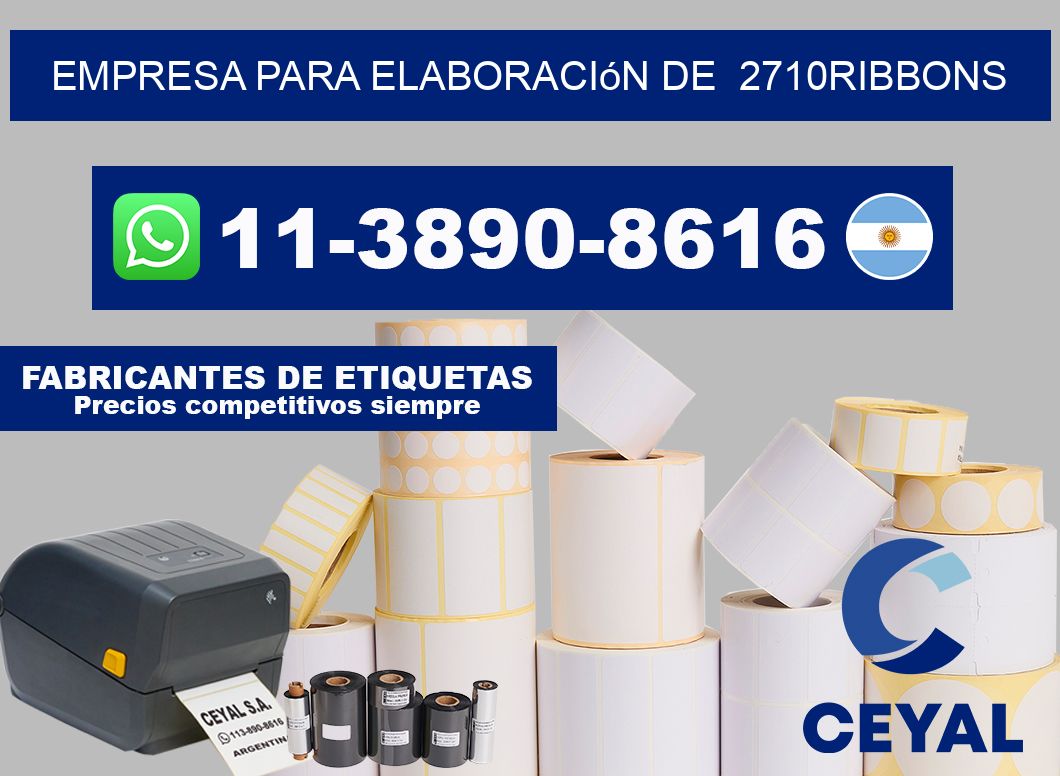 empresa para elaboración de  2710ribbons