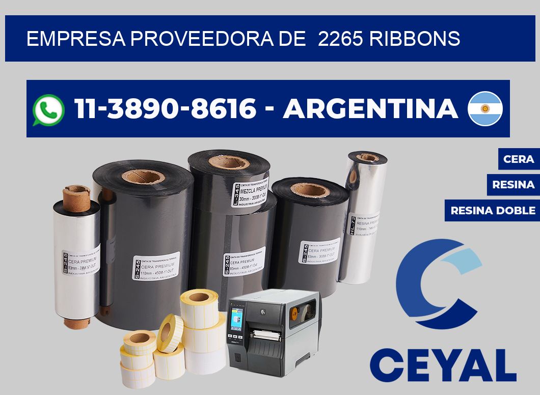 empresa proveedora de  2265 ribbons