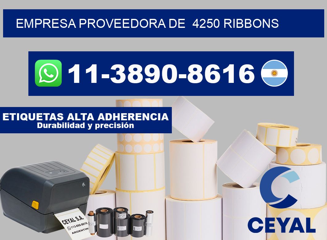 empresa proveedora de  4250 ribbons