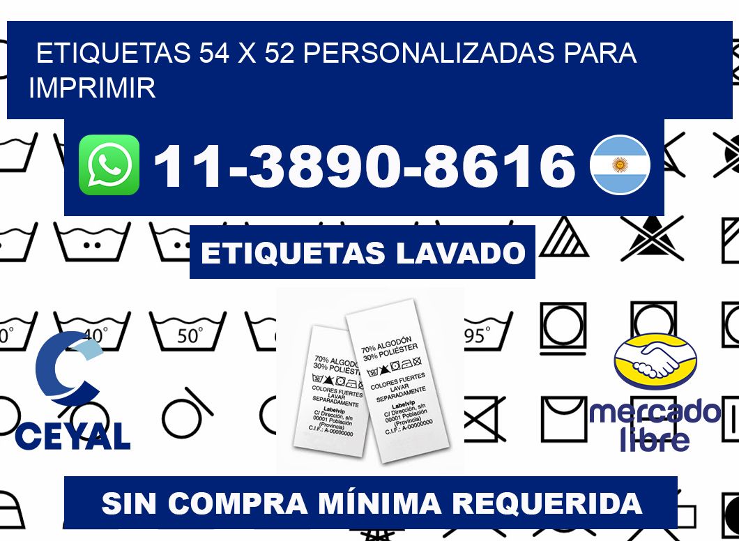 etiquetas 54 x 52 personalizadas para imprimir