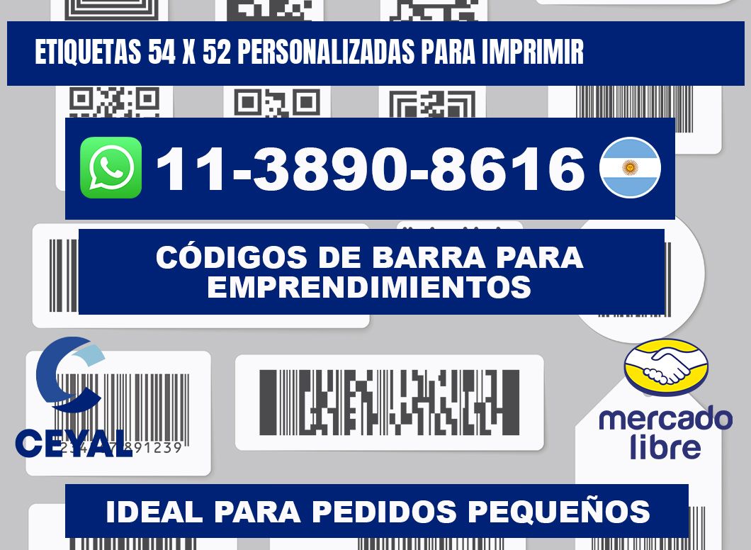 etiquetas 54 x 52 personalizadas para imprimir