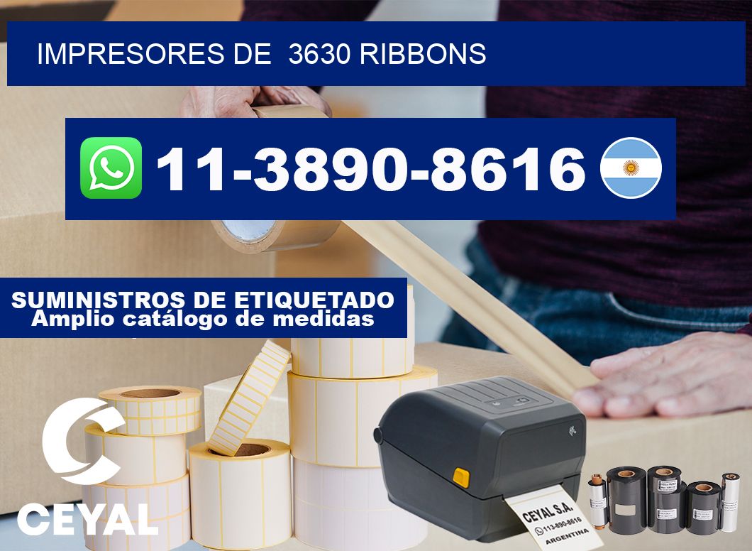 impresores de  3630 ribbons