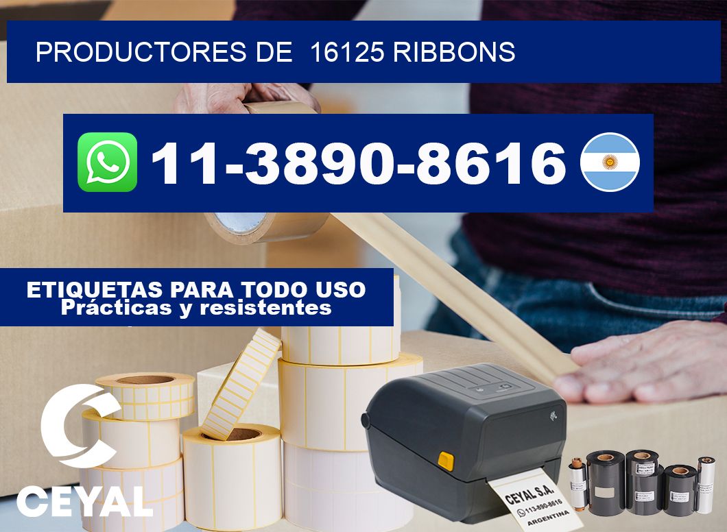 productores de 16125 ribbons