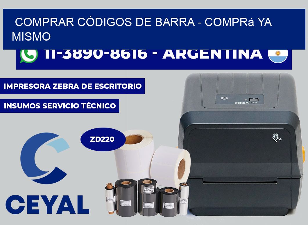 COMPRAR CÓDIGOS DE BARRA - Comprá ya mismo