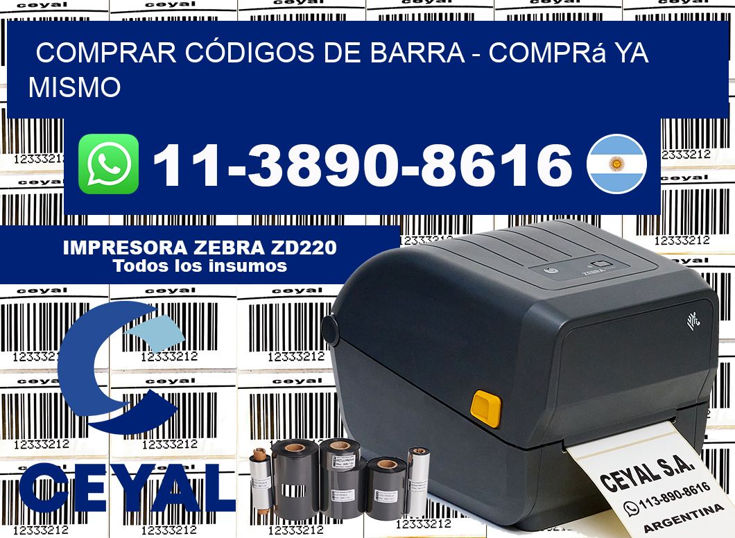 COMPRAR CÓDIGOS DE BARRA - Comprá ya mismo