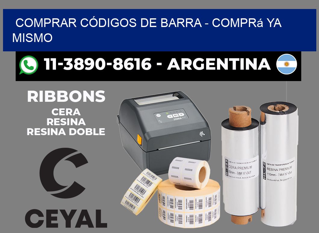 COMPRAR CÓDIGOS DE BARRA - Comprá ya mismo