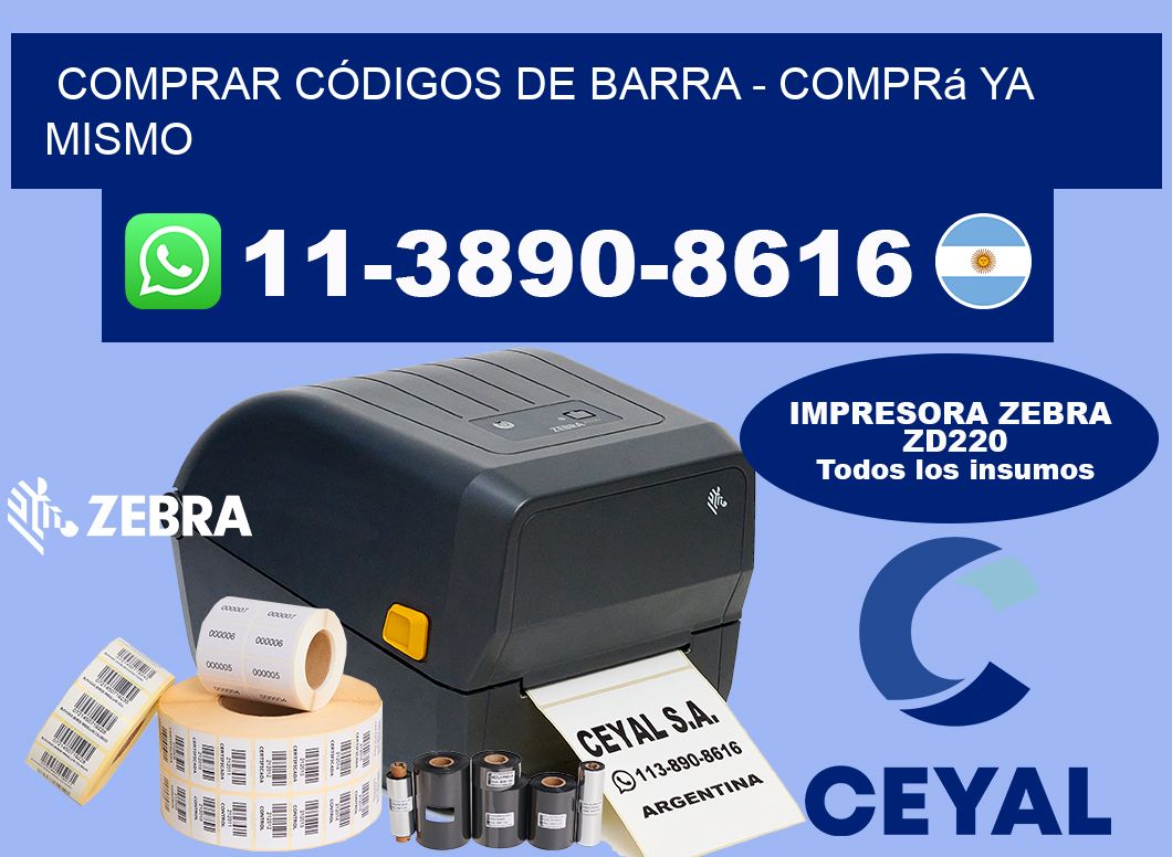 COMPRAR CÓDIGOS DE BARRA - Comprá ya mismo