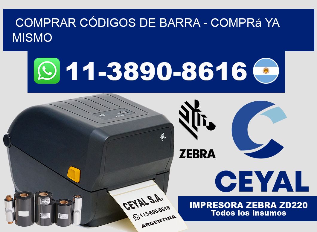 COMPRAR CÓDIGOS DE BARRA – Comprá ya mismo
