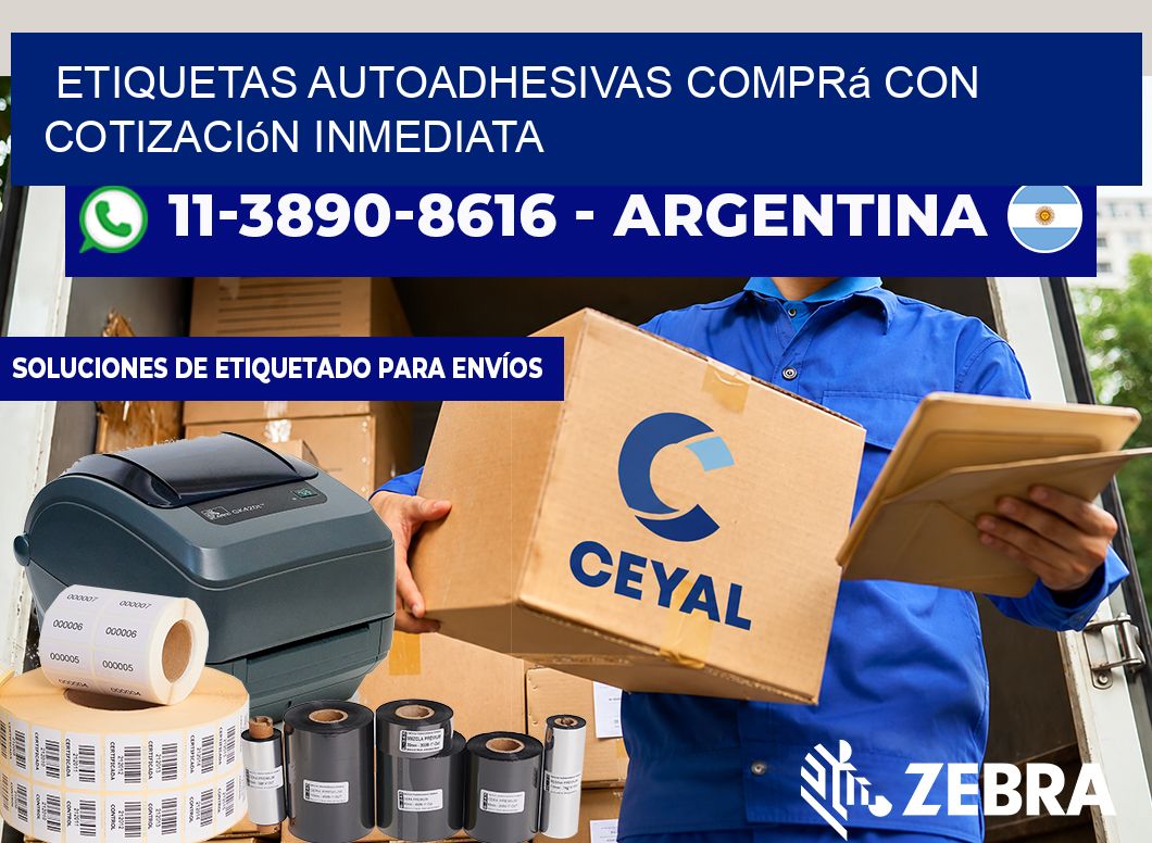ETIQUETAS AUTOADHESIVAS Comprá con cotización inmediata
