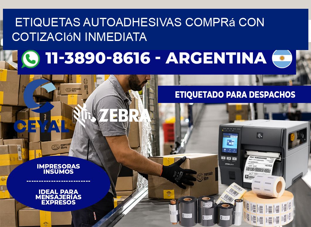 ETIQUETAS AUTOADHESIVAS Comprá con cotización inmediata