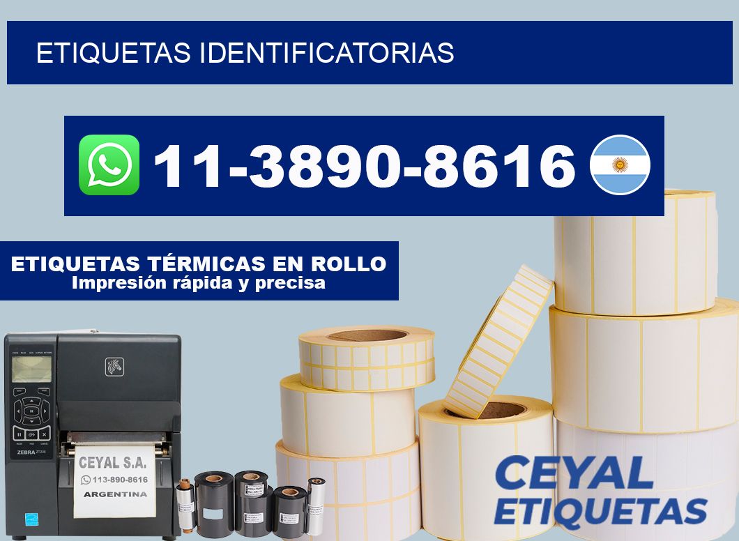ETIQUETAS identificatorias