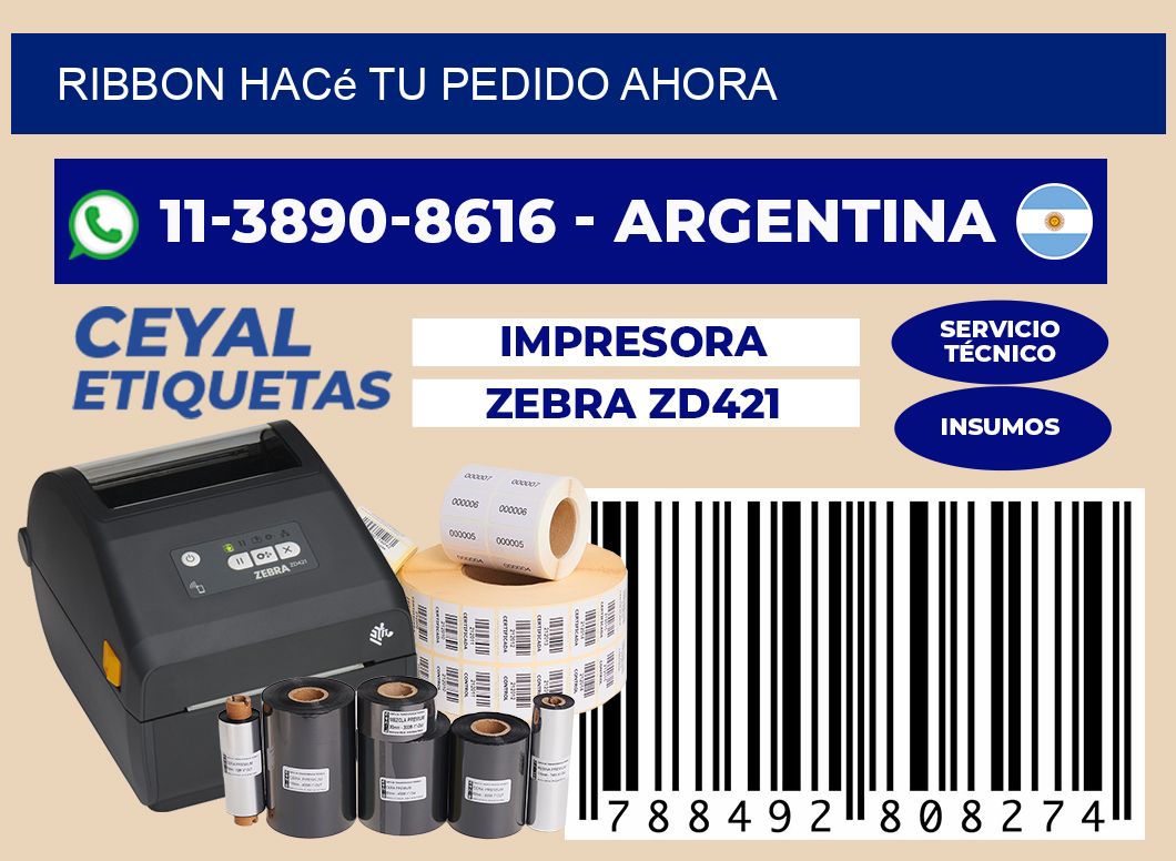 ribbon Hacé tu pedido ahora