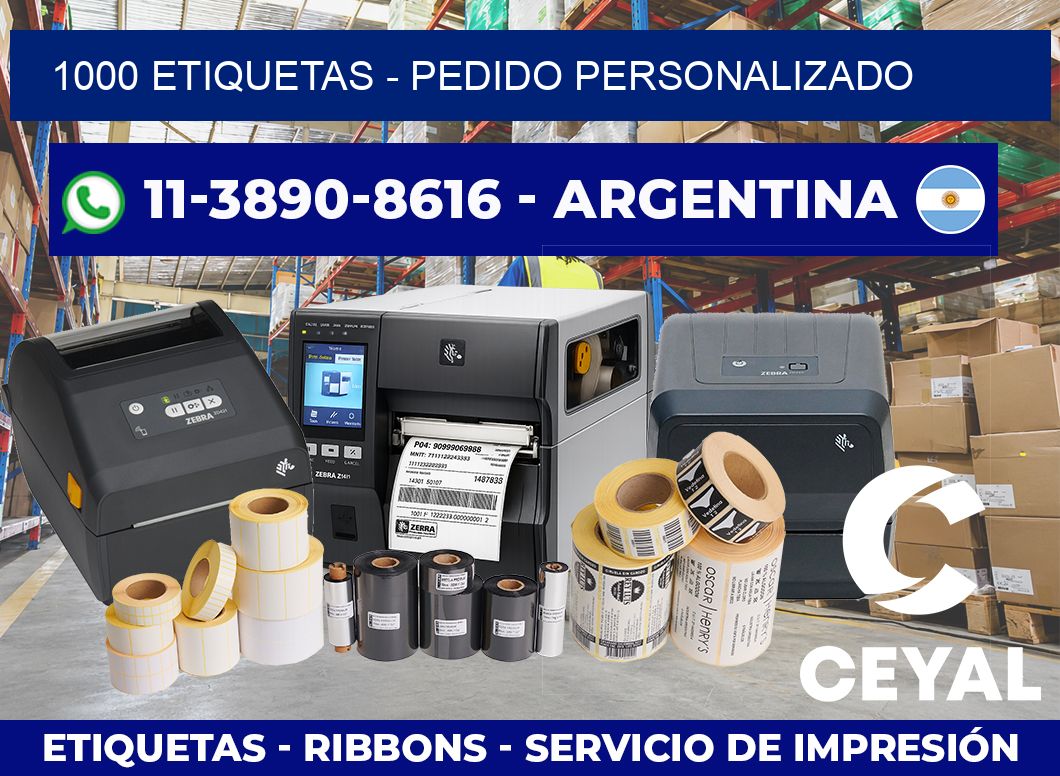 1000 ETIQUETAS – Pedido personalizado