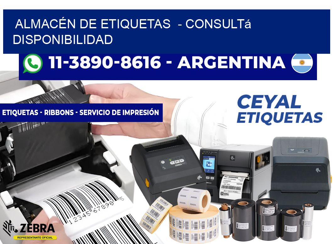 ALMACÉN DE ETIQUETAS - Consultá disponibilidad