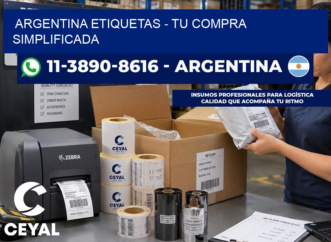 ARGENTINA ETIQUETAS - Tu compra simplificada