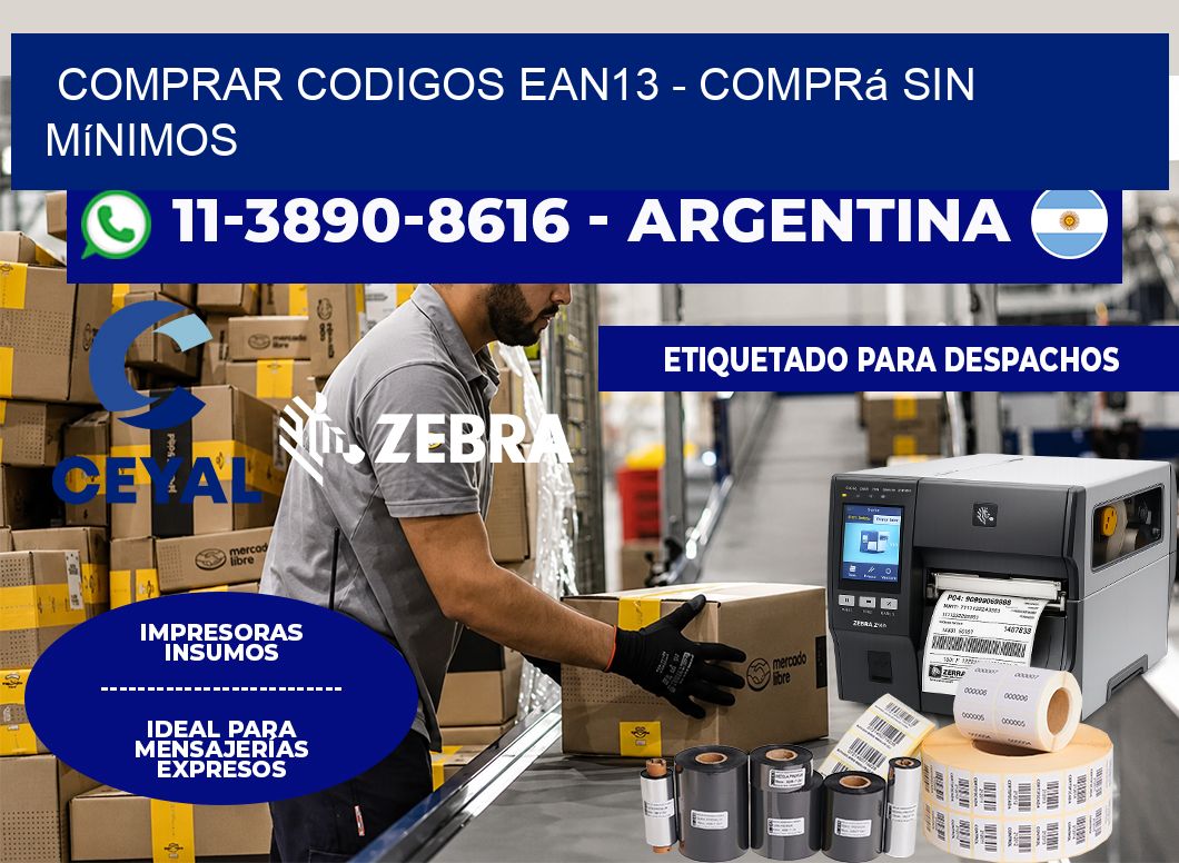 COMPRAR CODIGOS EAN13 - Comprá sin mínimos