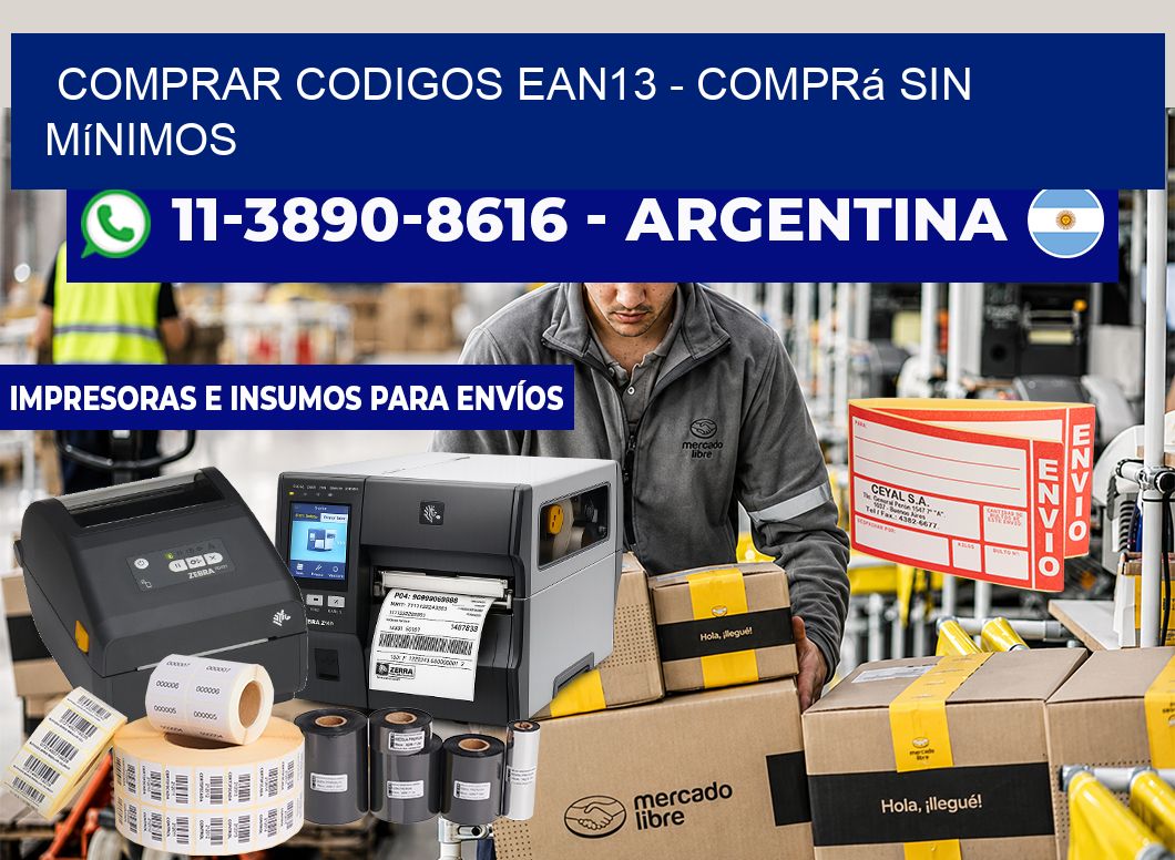 COMPRAR CODIGOS EAN13 – Comprá sin mínimos