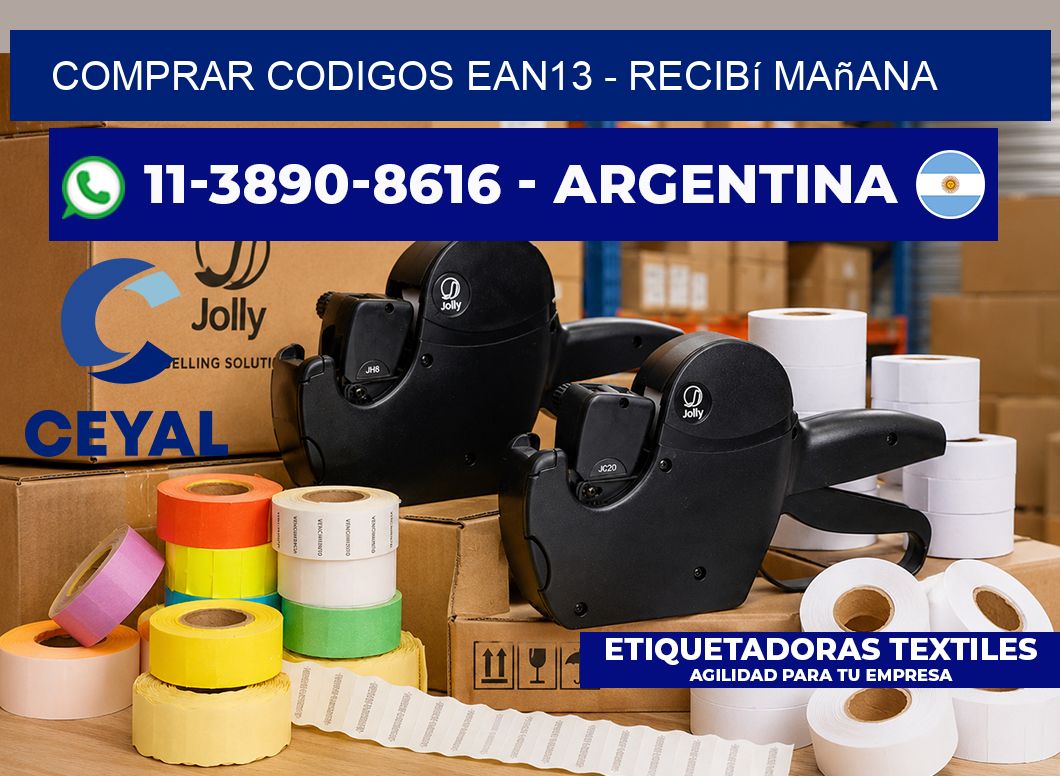 COMPRAR CODIGOS EAN13 - recibí mañana
