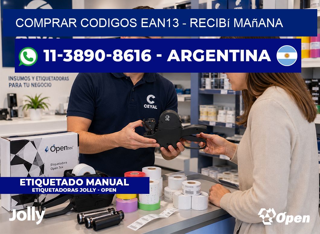 COMPRAR CODIGOS EAN13 - recibí mañana