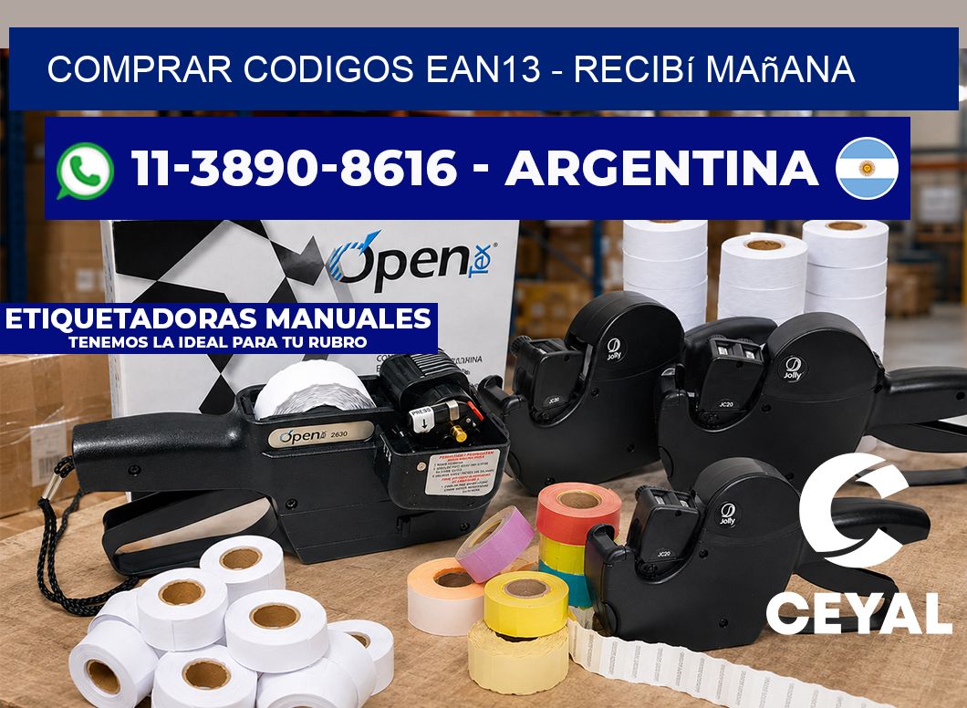 COMPRAR CODIGOS EAN13 – recibí mañana