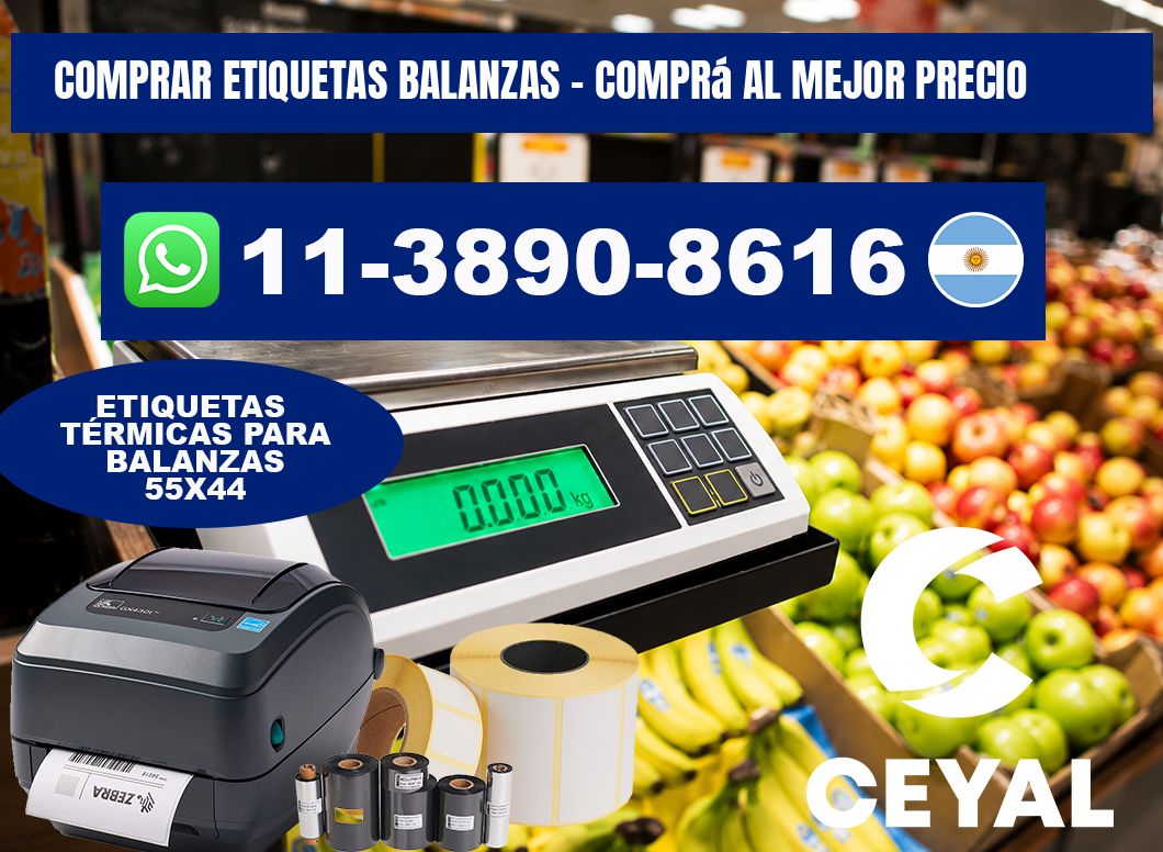 COMPRAR ETIQUETAS BALANZAS - Comprá al mejor precio