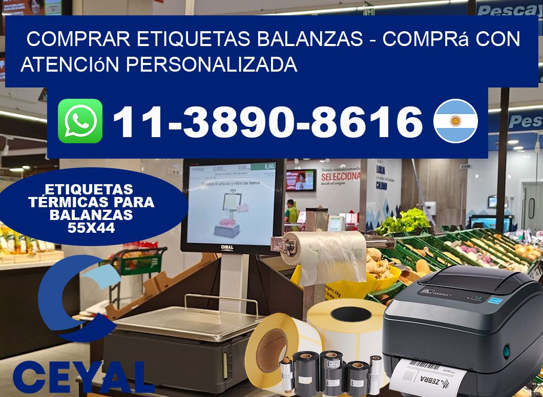 COMPRAR ETIQUETAS BALANZAS – Comprá con atención personalizada
