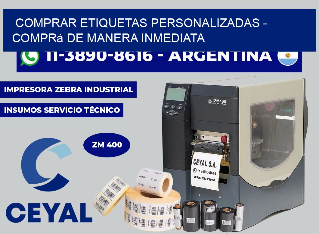 COMPRAR ETIQUETAS PERSONALIZADAS - Comprá de manera inmediata