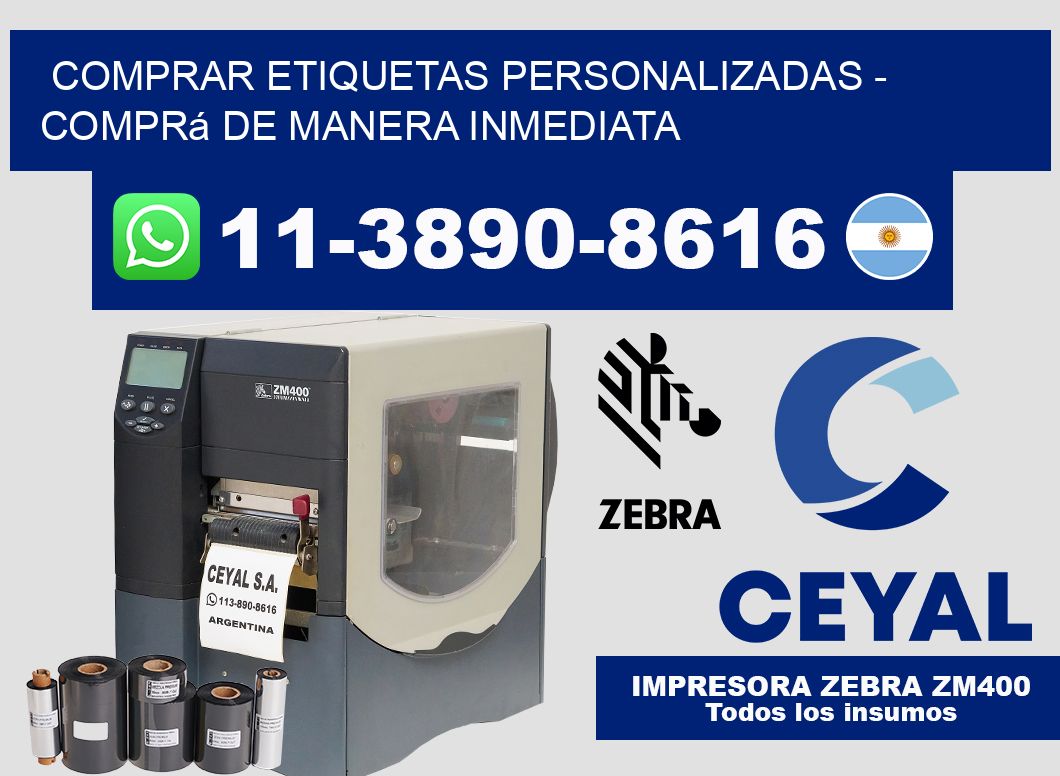 COMPRAR ETIQUETAS PERSONALIZADAS - Comprá de manera inmediata