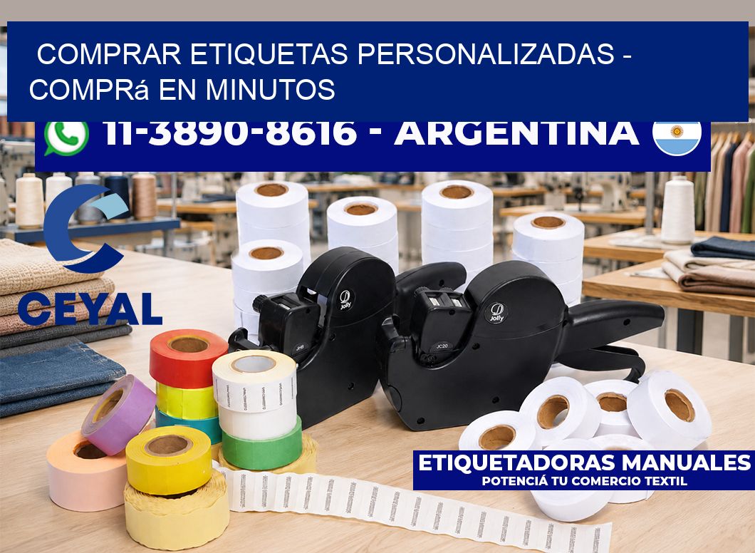COMPRAR ETIQUETAS PERSONALIZADAS - Comprá en minutos