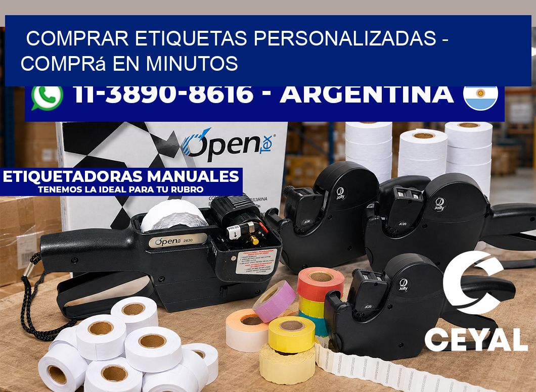 COMPRAR ETIQUETAS PERSONALIZADAS - Comprá en minutos