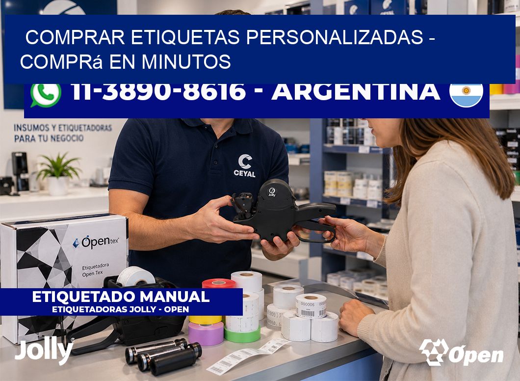 COMPRAR ETIQUETAS PERSONALIZADAS – Comprá en minutos