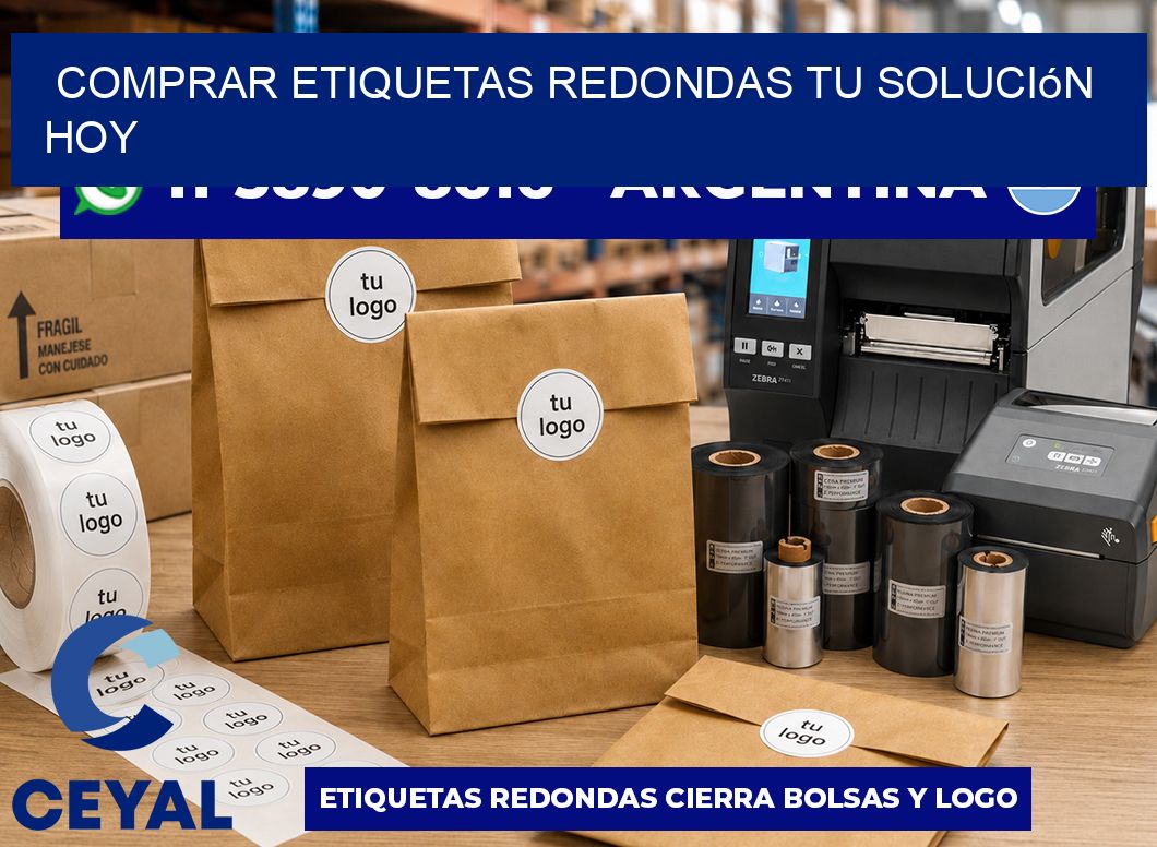 COMPRAR ETIQUETAS REDONDAS Tu solución hoy