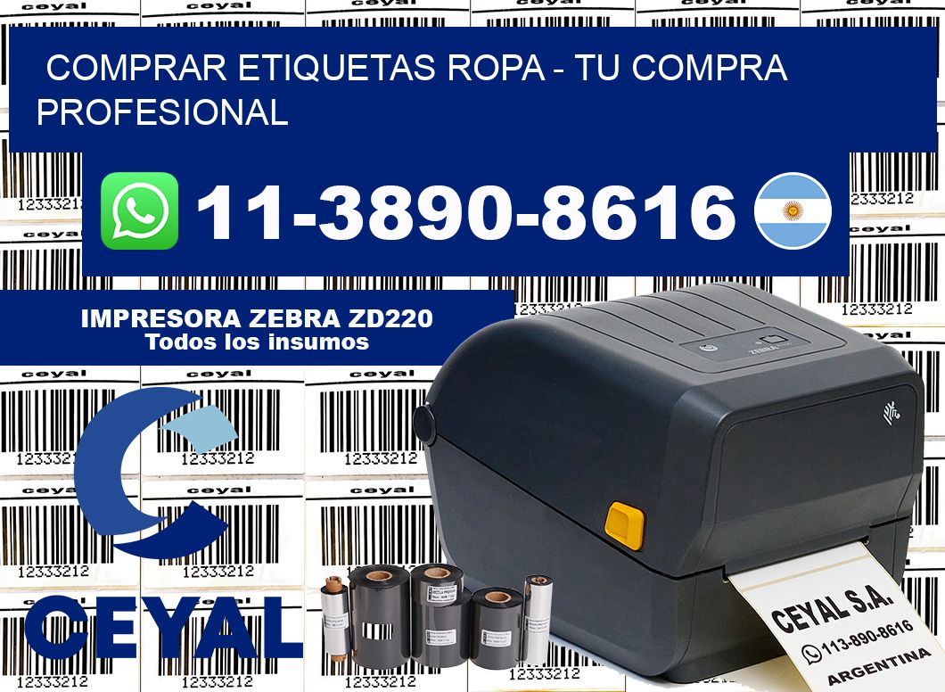 COMPRAR ETIQUETAS ROPA - Tu compra profesional