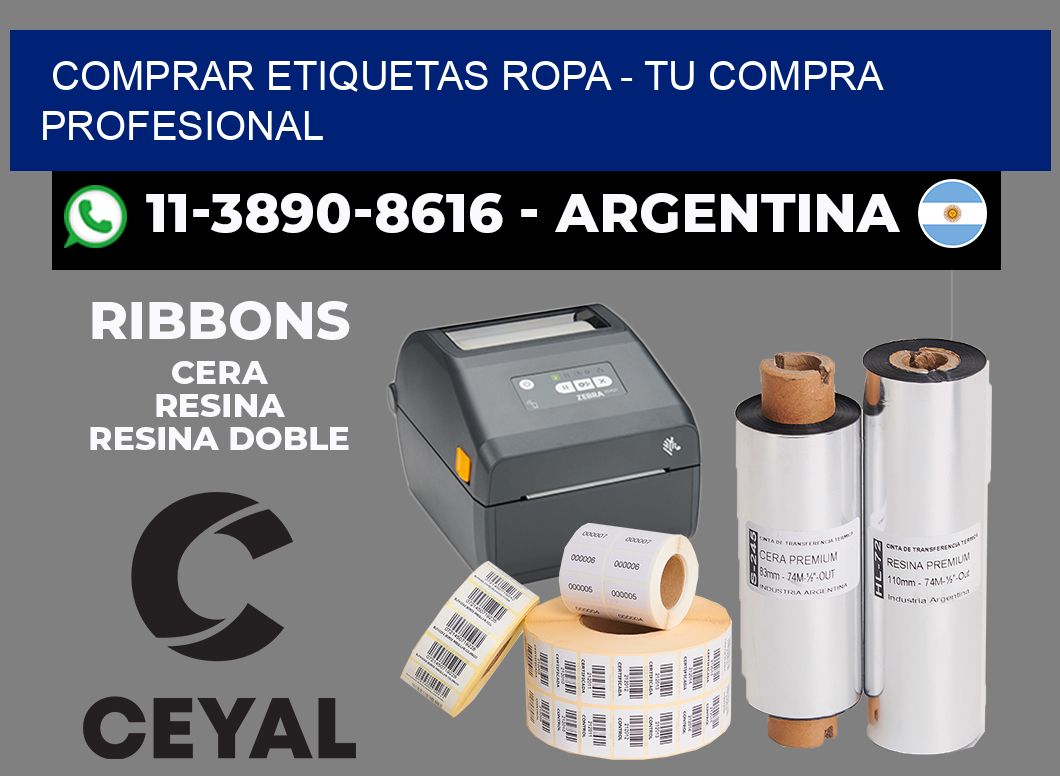 COMPRAR ETIQUETAS ROPA - Tu compra profesional