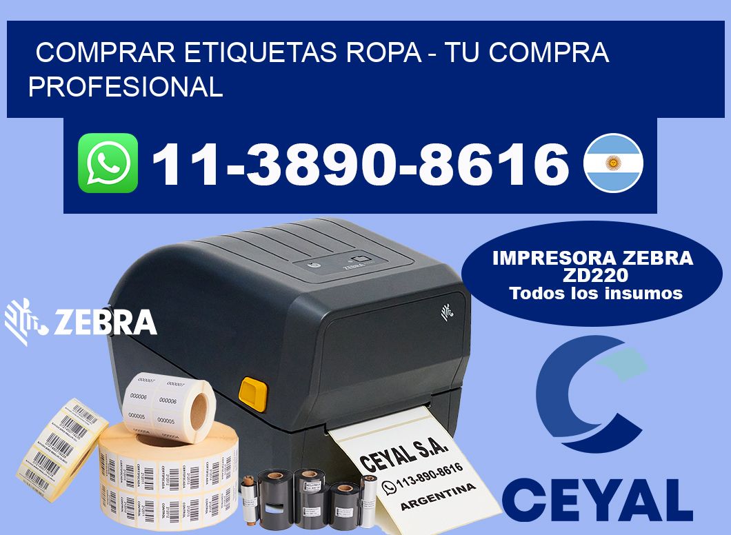 COMPRAR ETIQUETAS ROPA - Tu compra profesional
