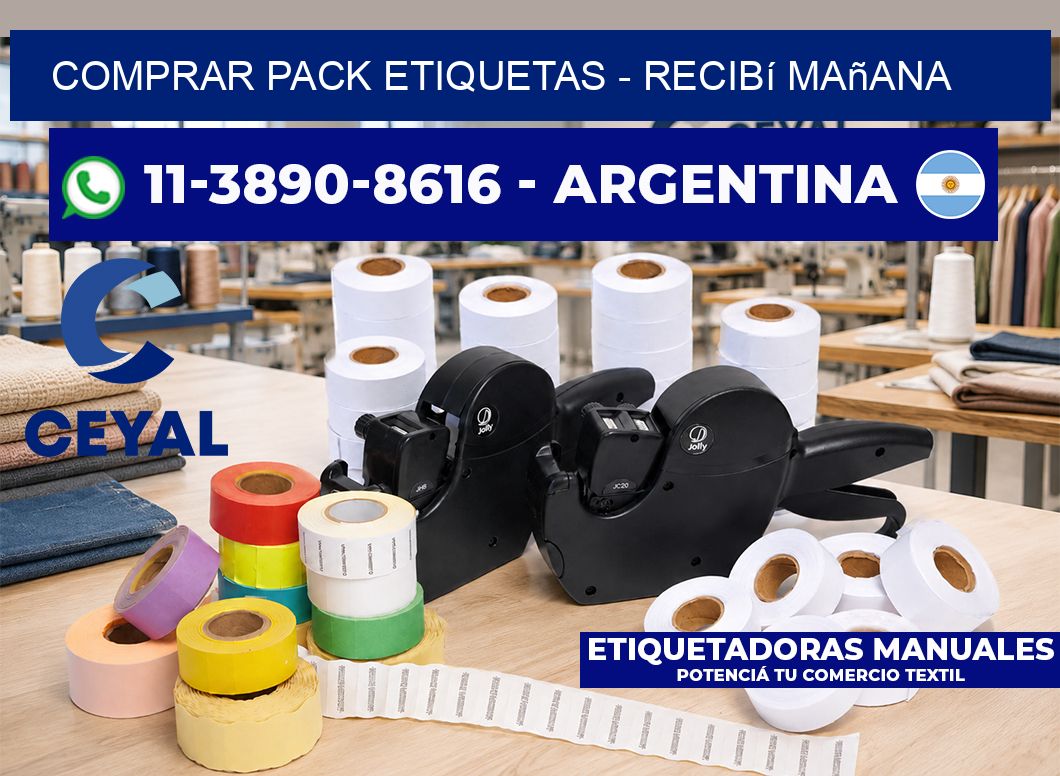 COMPRAR PACK ETIQUETAS – recibí mañana
