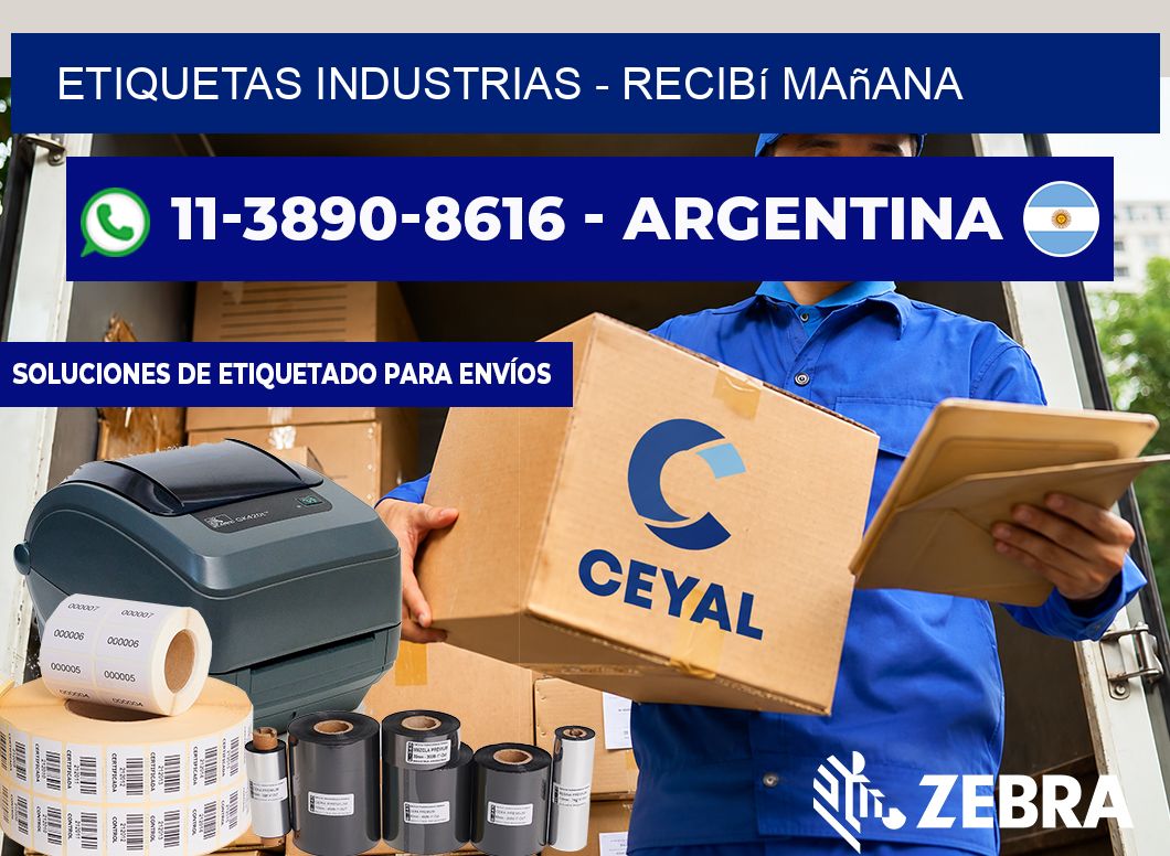 ETIQUETAS INDUSTRIAS – recibí mañana