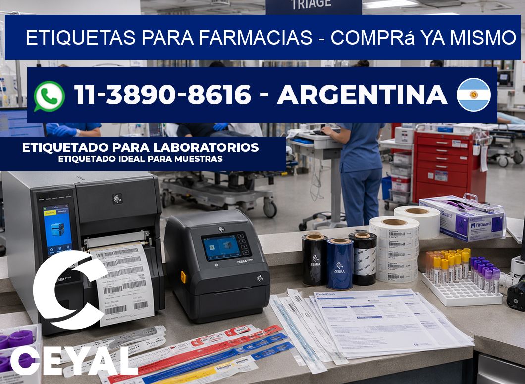 ETIQUETAS PARA FARMACIAS - Comprá ya mismo