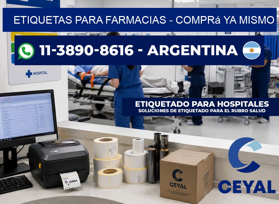 ETIQUETAS PARA FARMACIAS - Comprá ya mismo
