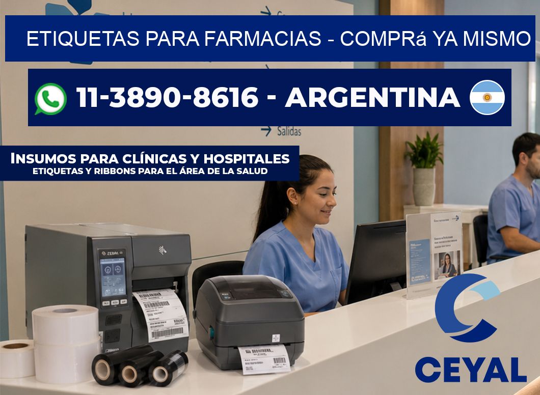 ETIQUETAS PARA FARMACIAS – Comprá ya mismo