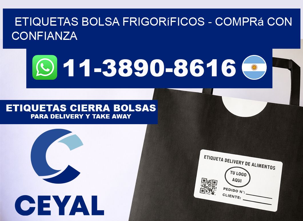 Etiquetas Bolsa frigoríficos - Comprá con confianza