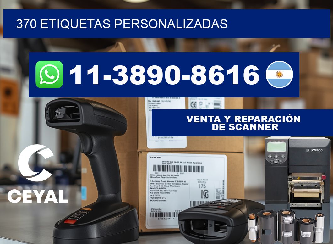 370 ETIQUETAS PERSONALIZADAS