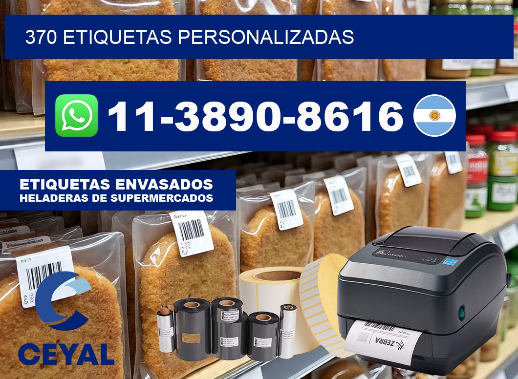 370 ETIQUETAS PERSONALIZADAS