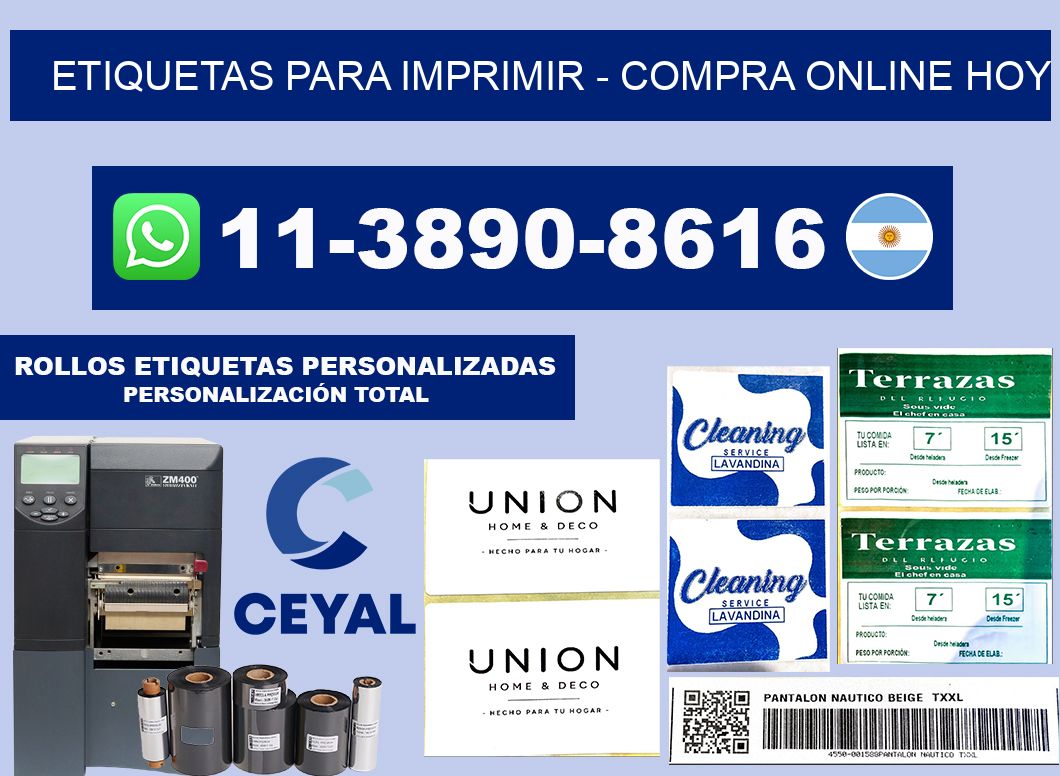 ETIQUETAS PARA IMPRIMIR - Compra online hoy