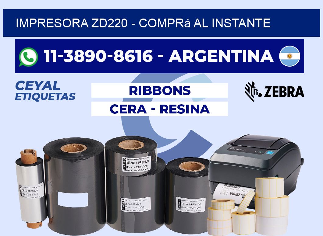 IMPRESORA ZD220 - Comprá al instante